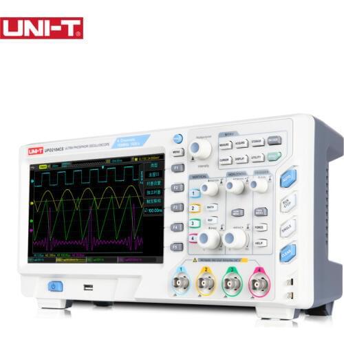 UNI-T UPO2104CS Ultra Phosphor Oscilloscopes 4CH 100MHZ Scopemeter Scope meter 7 inches widescreen LCD displays USB Interface