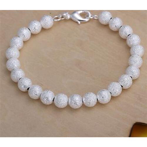 Vente CHAUDE !!! New Fashion Jewelry S925 Silver color Sand Bracelet Fashion Popcorn Silver color Bracelet H145