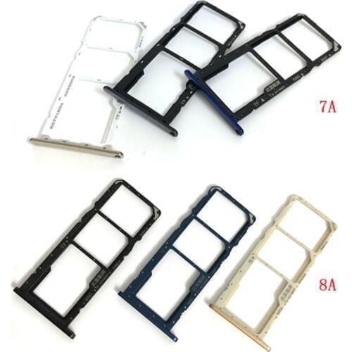New For Huawei Honor 7A 8A 7C 7X Sim Card Tray Slot Holder Replacement Parts