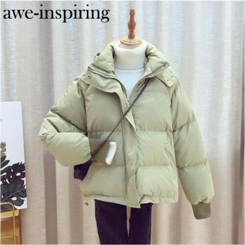 Cotton Padded Jacket Down parka 2020 Winter Parkas High Quality Hooded Coat Women Fashion Jackets Warm Clothing Red Green Yellow