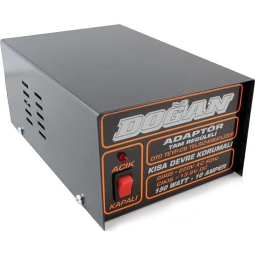10 AMP 12 VOLT REGÜLELİ TRANSFORMER ADAPTER BORN