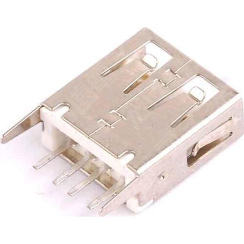 20PCS Welded USB-A Type Socket Female Endless Flat