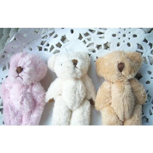 4cm Plush Toys Joint Bear Stuffed Toy Doll Decor Bear Toy Doll B1009