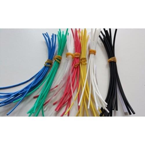 70pcs 7Color 6" 1mm Wire Wrap Assortment Set Heat Shrinkable Shrink Tube Sleeves