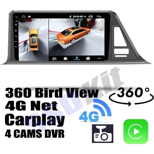 Car Audio Navigation GPS Stereo Media Carplay DVR 360 Birdview Around 4G Android System For TOYOTA C-HR CHR AX10 iZOA 2016~2021