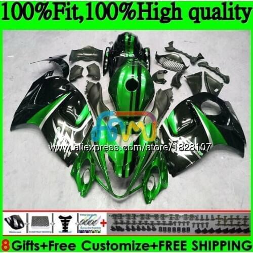 Injection For SUZUKI Hayabusa GSXR-1300 GSXR 1300 56BS.95 GSXR1300 08 09 10 11 12 Green black 2008 2009 2010 2011 2012 Fairing