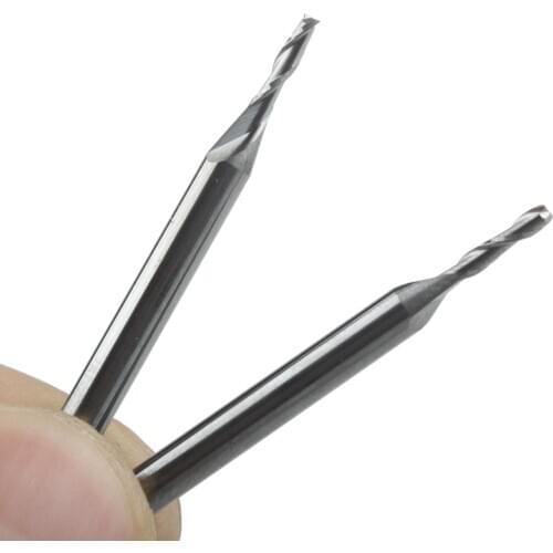 10Pcs 3.175x1.5x6mm Two Flutes End Mill Bits,Cutting Tools,Carbide Tools, Woodworking Tools,CNC Router Bits