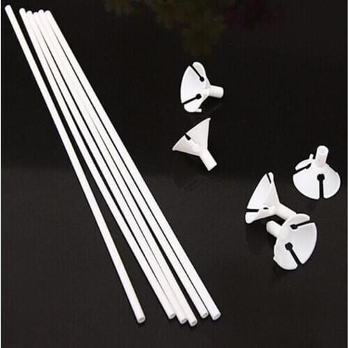 100set/50set/20sets/lot/ 40cm/32cm27cm balloon accessories black Balloon Holder Sticks with cups party supplies decoration