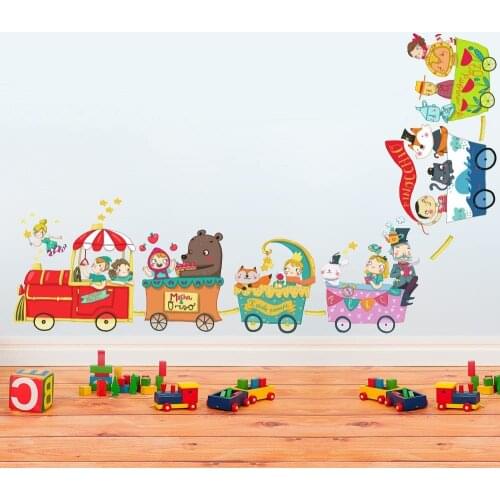 R00417 sticker mural kids Wall Art measures 2 sheets 30x120 cm Wall decoration, wall stickers wallpaper