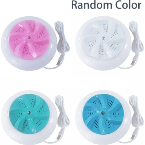 New Portable Ultrasonic Turbine Washing Machine USB Laundry Cleaner Automatic Washer Prevent Winding Home Travel