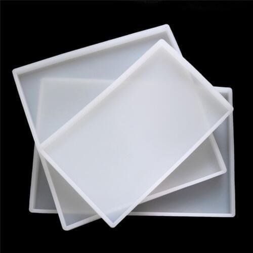2020 New Square DIY Handcraft Mold UV Resin Epoxy Silicone Glue Mold Large Size Swing Table Mold Handmade Craft Tool