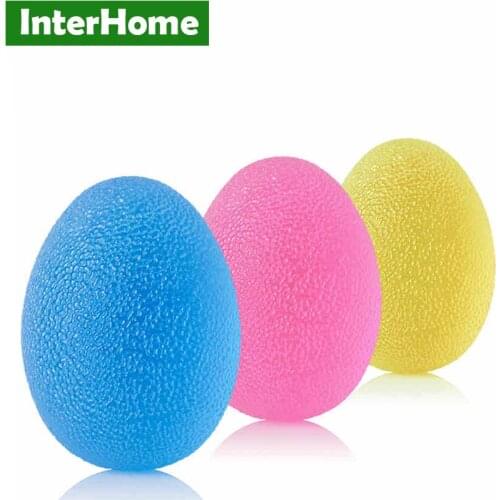 NEW!Silicone Egg Massage Hand Expander Strengths Relief Power Ball Forearm Finger Exercise Physiotherapy Rehabilitation Dystonia