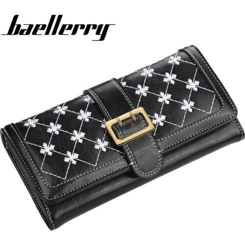 Seagloca Women Long Wallet Zipper Fashion Female Wallet Purse Multifunction Purse