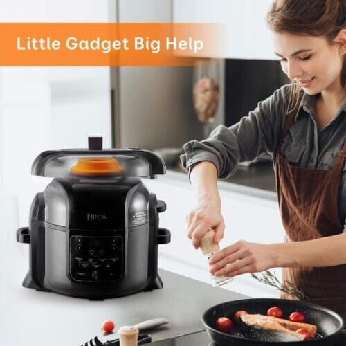 Silicone Stand Space Saving Hanging Hole Pressure Cooker For Ninja Foodi Pressure Cooker Air Fryer Kitchen Accessories Cooking