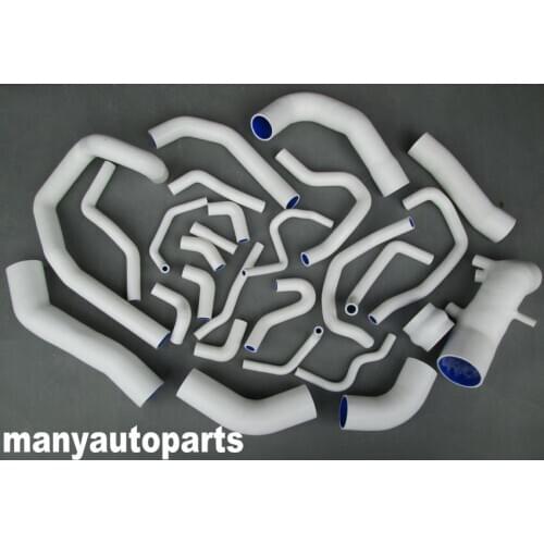 SILICONE HOSE for Toyota Supra MK3 MA70 7MGE/7MGTE/7M-GT 1986-1992 WHITE