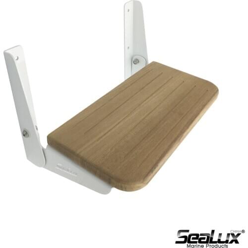 Fold up footrest with Teak and Aluminuim Hardware Boat Accessories Marine use Beautiful finish