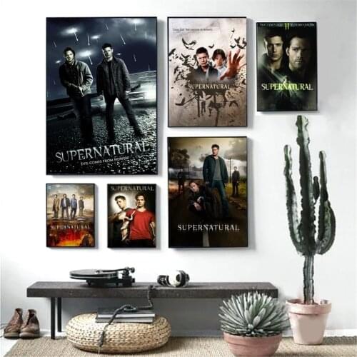 Supernatural Tv Play Series Posters And Prints Canvas Art Painting Wall Pictures For Living Room Decoration Home Decor No Framed