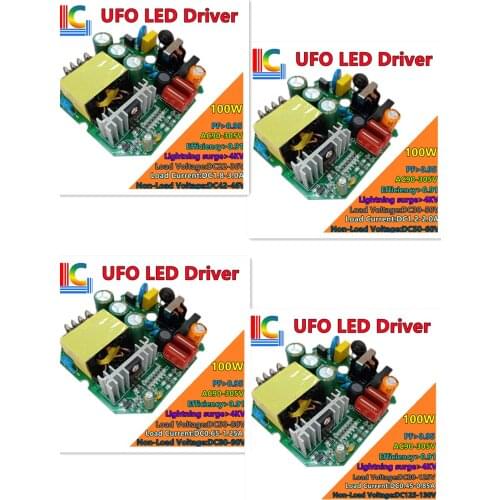 50W 60W 70W 100W High-BAY Light LED Power Supply UFO Constant Current Source Round Corn Lamp Adapter 0.6A 1.2A 1.8A 2.4A 2.7A 3A