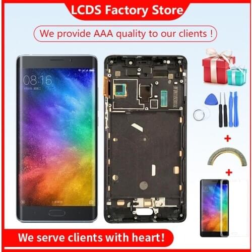 AAA Quality LCD With Frame For Xiaomi MI Note 2 LCD With Fingerprint Display Screen For Xiaomi MI Note 2 LCD Screen Display