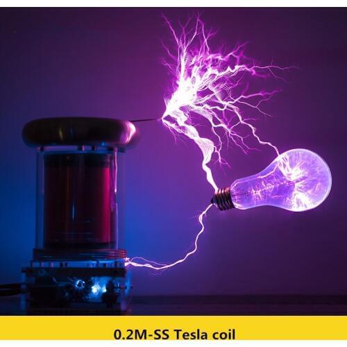0.2M Solid State Tesla Coil Music Tesla Coil Lightning Storm LIGHTNING STORM Y