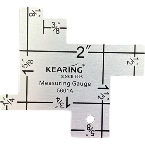1pc 5.8cm Measuring Gauge Tool Sewing Quilting Patchwork Garment Ruler DIY