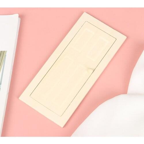 1 Pc 1/12 Scale Miniature Interior Wooden Door DIY Dollhouse Furniture Accessories