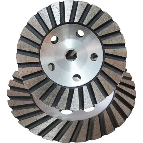 100xM14,4"Aluminum Diamond Turbo Cup Grinding Wheel, Diamond Radial Cup Wheel,Stone Polishing Wheel Spot Goods,Free Shipping