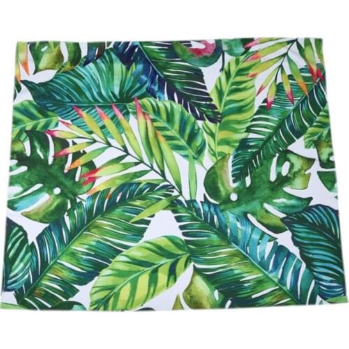 150x130cm Tapestry Home Decorative Beach Towel Fashion Sofa Wall Hanging Decor(Green leaves)