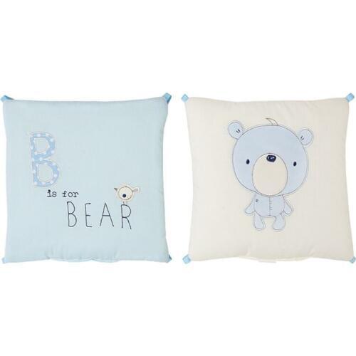 6 Pcs Baby Crib Bumpers Infant Cot Breathable Cotton Bed Protector Bedding Set 95AE