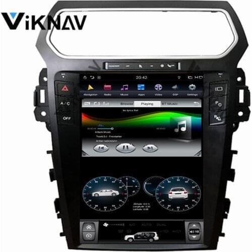 Car radio for ford explorer 2011-2013 2014 2015 2016-2019 android screen stereo receiver multimedia player GPS navigation