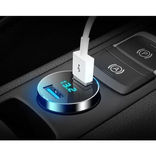 Car Charger Dual USB Adapter Cigarette Lighter For Mini Cooper R50 R52 R53 R55 R56/Porsche Cayenne Macan FOR Cadillac ATS SRX CT