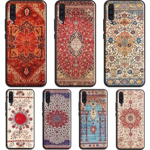 Persian Carpet Floral Pattern Case For Samsung A32 A52 A72 A12 A42 A20S A30S A40 A50 A70 A21S A11 A31 A41 A51 A71 Cover