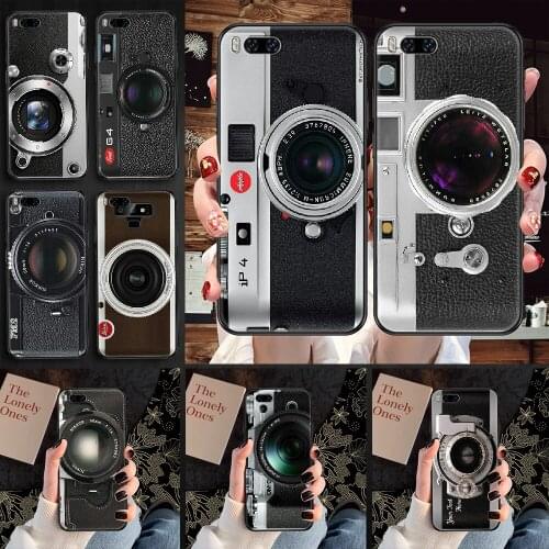 Steampunk Camera Phone case For Xiaomi Mi Max Note 3 A2 A3 8 9 9T 10 Lite Pro Ultra black trend cover luxury hoesjes painting