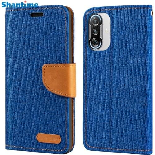 Oxford Leather Wallet Case For Xiaomi Redmi K40 Gaming With TPU Soft Back Cover Magnet Flip Case For Xiaomi Poco F3 GT 5G
