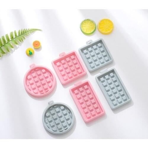 1PCS Silicone Waffle Mold DIY Soft Non-stick Silicone Cake Mold Waffle Baking Mold Cute Candy Mold Baking Cake Decorating Tools