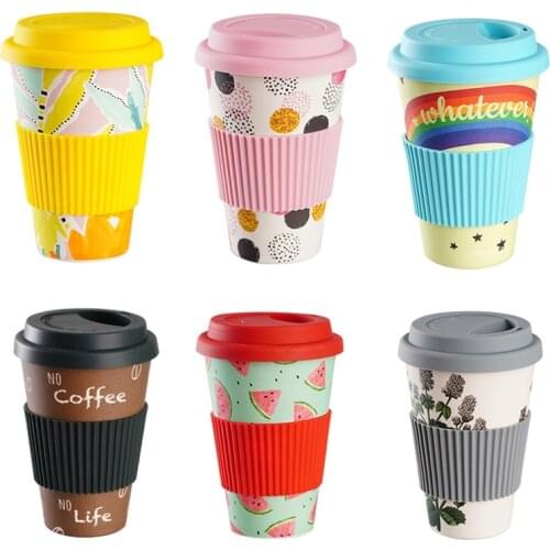 Hot Sale Water Cup Eco Friendly Bamboo Travel Cup Portable Drinking Coffee Cup Multi-function Coffee Tea Mug Juice Mug 500ML