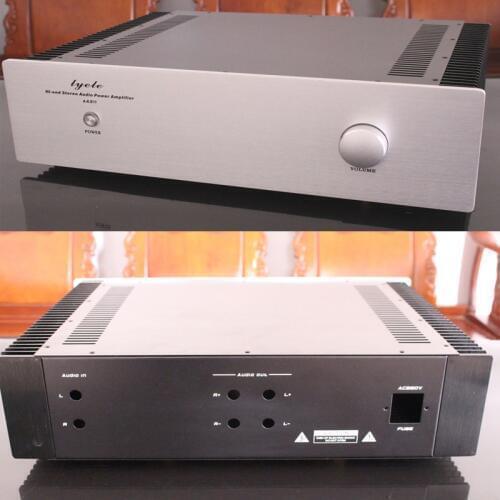 KYYSLB 430*115*305MM Amplifier Case DIY Aluminum Case Box Amp Enclosure with Heat Dissipation Class A Amplifier Chassis A4311