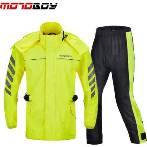 MOTOBOY Motorcycle Rain coats Riding Reflective Rain Suits Jackets &Pants Hiking Climbing Raincoat Clothing Motocross Rainwear