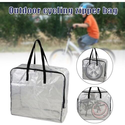 New Portable Transparent Storage Bag Large Capacity Waterproof Luggage Bag for Outdoor Camping Traveling