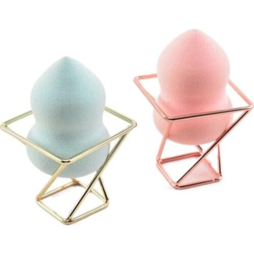 Make up Organizer Makeup Sponge Powder Puff Rack Egg Powder Puff Bracket Home Organizer Beauty Shelf Holder Tools 1pc