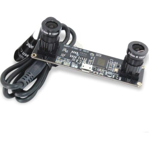 OV9732 Binocular Sync Camera Module 72 Degree 1 Million Pixel HD Module Face Recognition AR Depth Detection HBV-1780-2