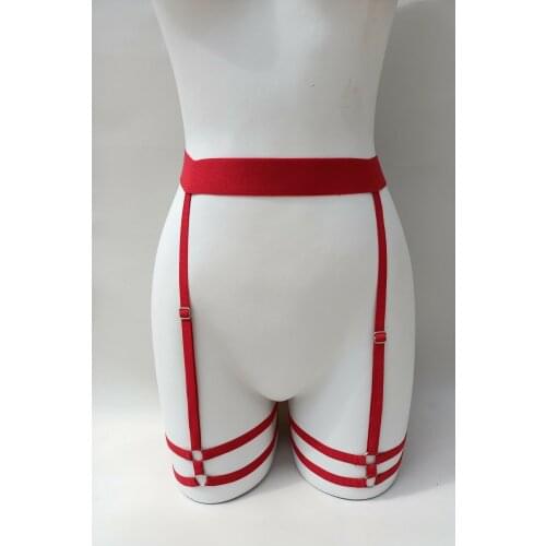 LOOK FOR YOUR WONDERFUL NIGHTS WITH ITS STUNNING ELEGANTELEGANT UNDERWEAR Soft Double Leg Detailed Suspenders MFJ1FREE SHIPPING