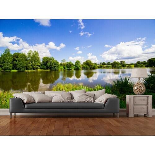 Custom natural wallpaper,Lush Nature,3D wallpaper for living room bedroom kitchen background wall waterproof Embossed wallpaper