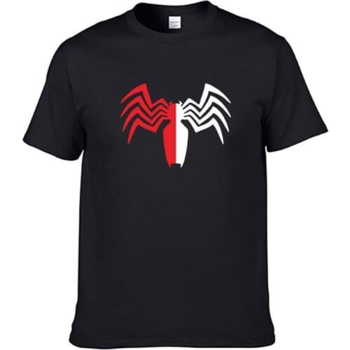 Marvel Fashion Spiderman Print Cotton High Quality T-shirts Tops Casual Loose Short Sleeve Tee Shirts Summer Mens/womens Tshirt