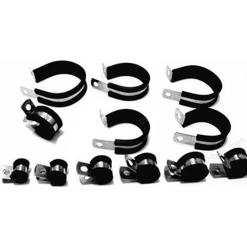 6-60mm inner dia steel hose clamp,pipe wire tube car flexible pipe,P R Type sylphon bellow clip,corrugated pipe shock absorber