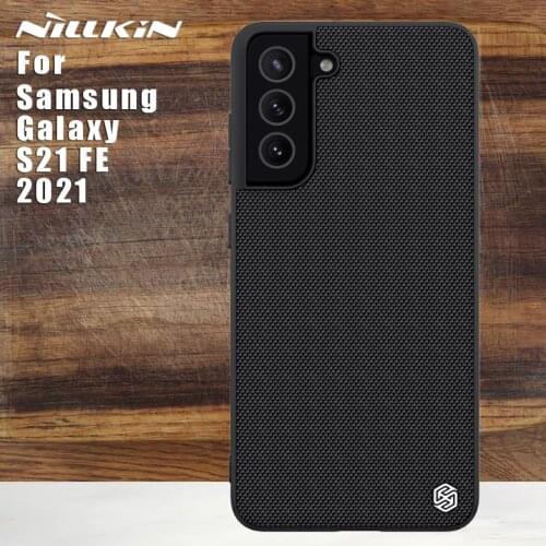 Nillkin Textured Case for Samsung Galaxy S21 FE 2021 case back cover protective Nilkin nylon fiber TPU PC 360 cases for S21 FE