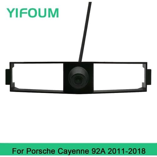 YIFOUM HD Car Front View Parking Night Vision Positive Waterproof Logo Camera For Porsche Cayenne 92A 2011-2015 2016 2017 2018