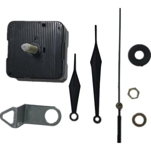 10sets DIY Clock Mechanism Classic Hanging Black 28mm Quartz Watch Wall Clock Movement Parts Repair Replacement Essential Tools