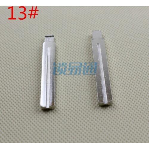 13# 10pcs/ lot free shipping UNCUT Remote KEY BLADE for Lexus car folding remote key
