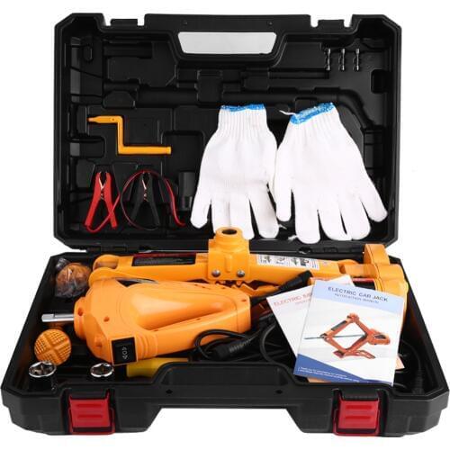 3Ton 12V DC Automotive Electric Jack Lifting Car SUV Emergency Equipment Impact Wrench